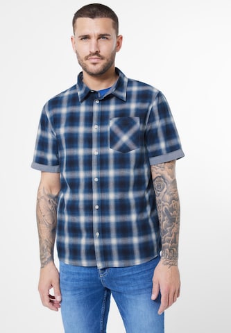 Street One MEN Regular Fit Hemd in Blau: predná strana