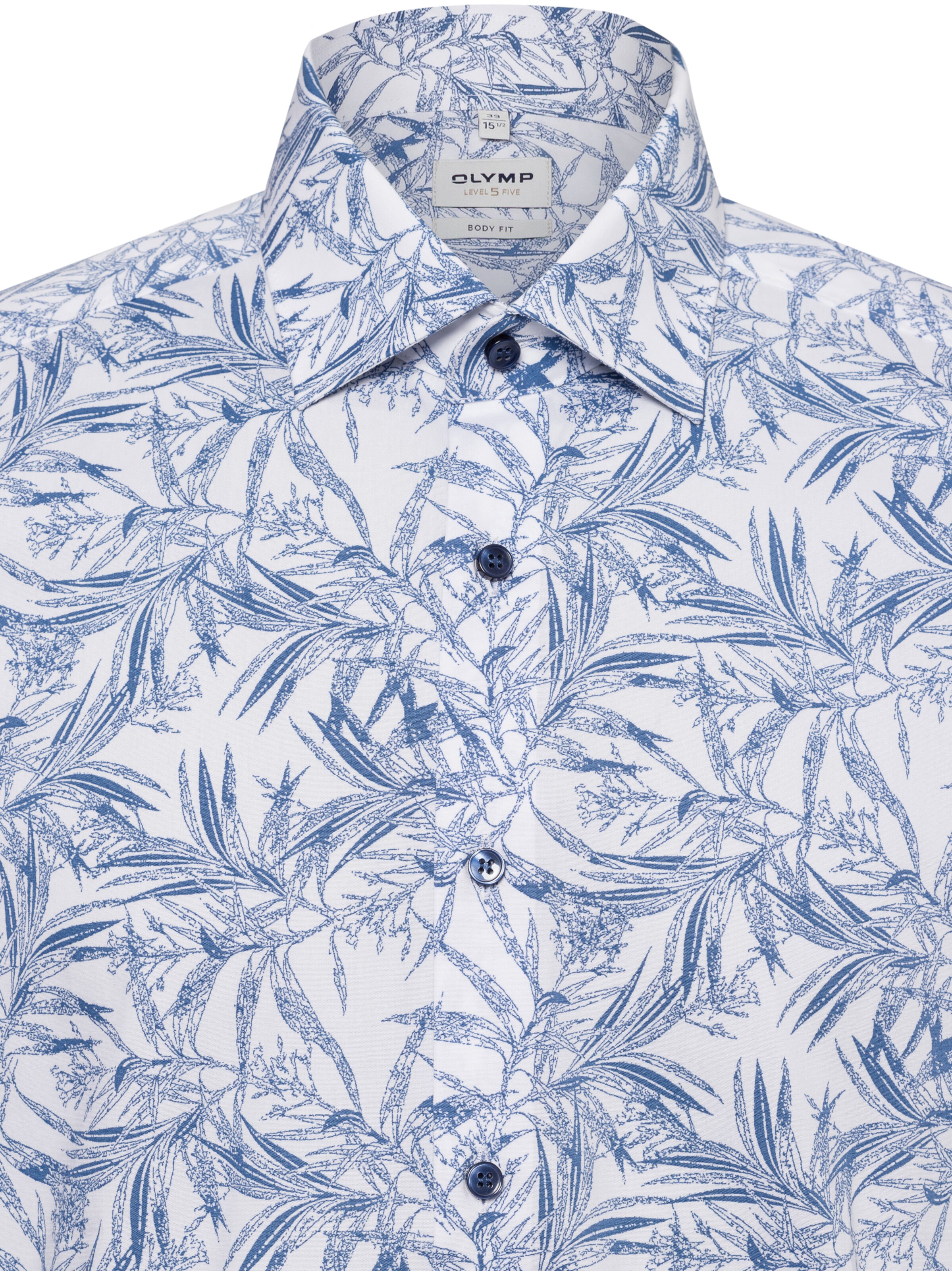 OLYMP Slim Fit Hemd in Blau