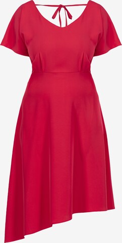 Karko Cocktail Dress in Pink: front