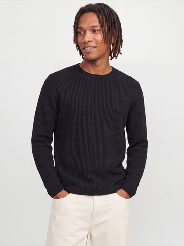 JACK & JONES - Jersey 'JPRBLUMASON' en negro: frente