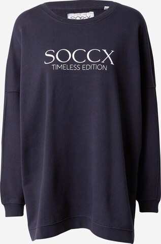 Soccx Sweatshirt in Blue: front