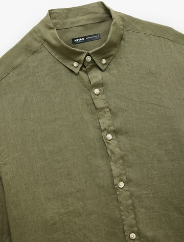 Koton Regular Fit Hemd in Grün