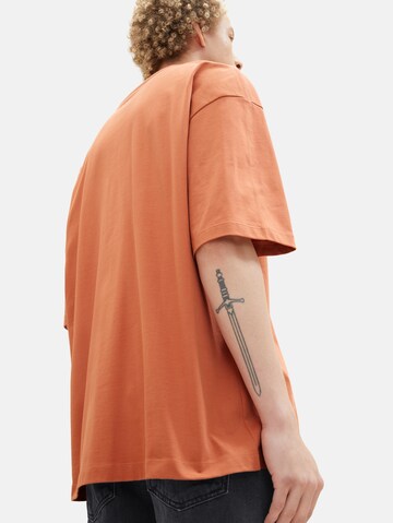 TOM TAILOR DENIM T-Shirt in Braun