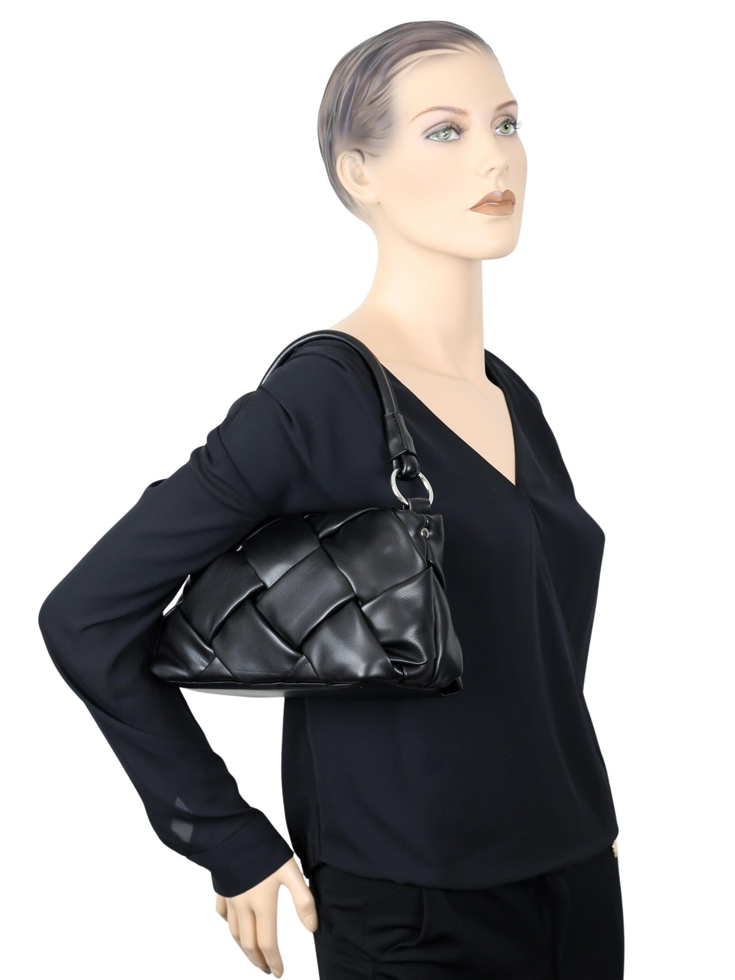 COLLEZIONE ALESSANDRO Shoulder Bag 'Giorgia' in Black