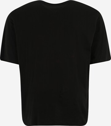 Tommy Jeans Plus - Camiseta en negro