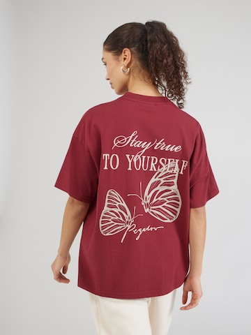 Pegador T-Shirt 'BEJA' in Rot: Vorderseite