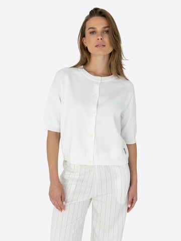 MSCW Vest 'Line' in White: front