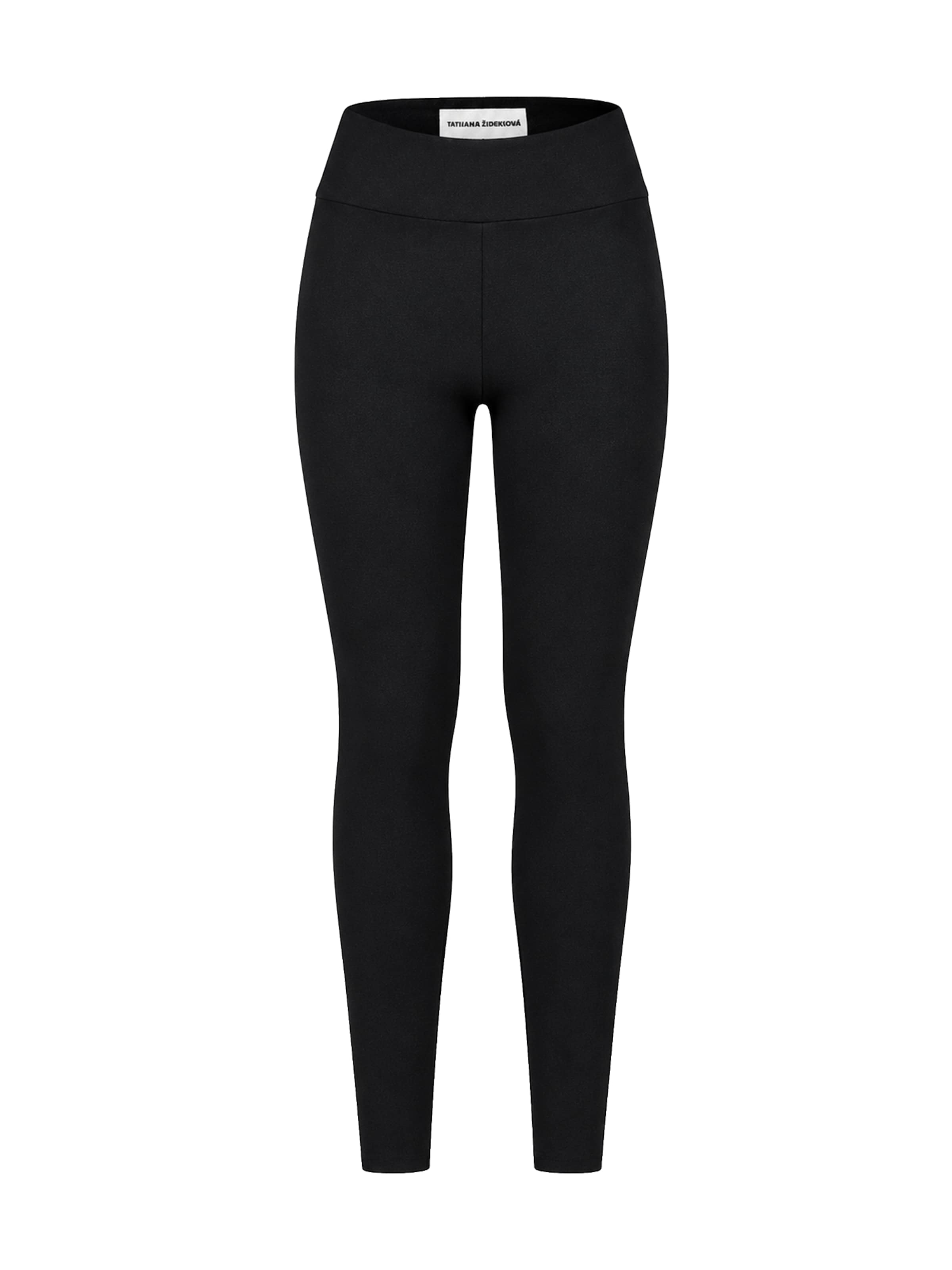Skinny Leggings Tatiana Zidekova en noir : devant