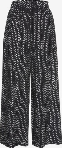 Wide Leg Pantalon LASCANA en noir