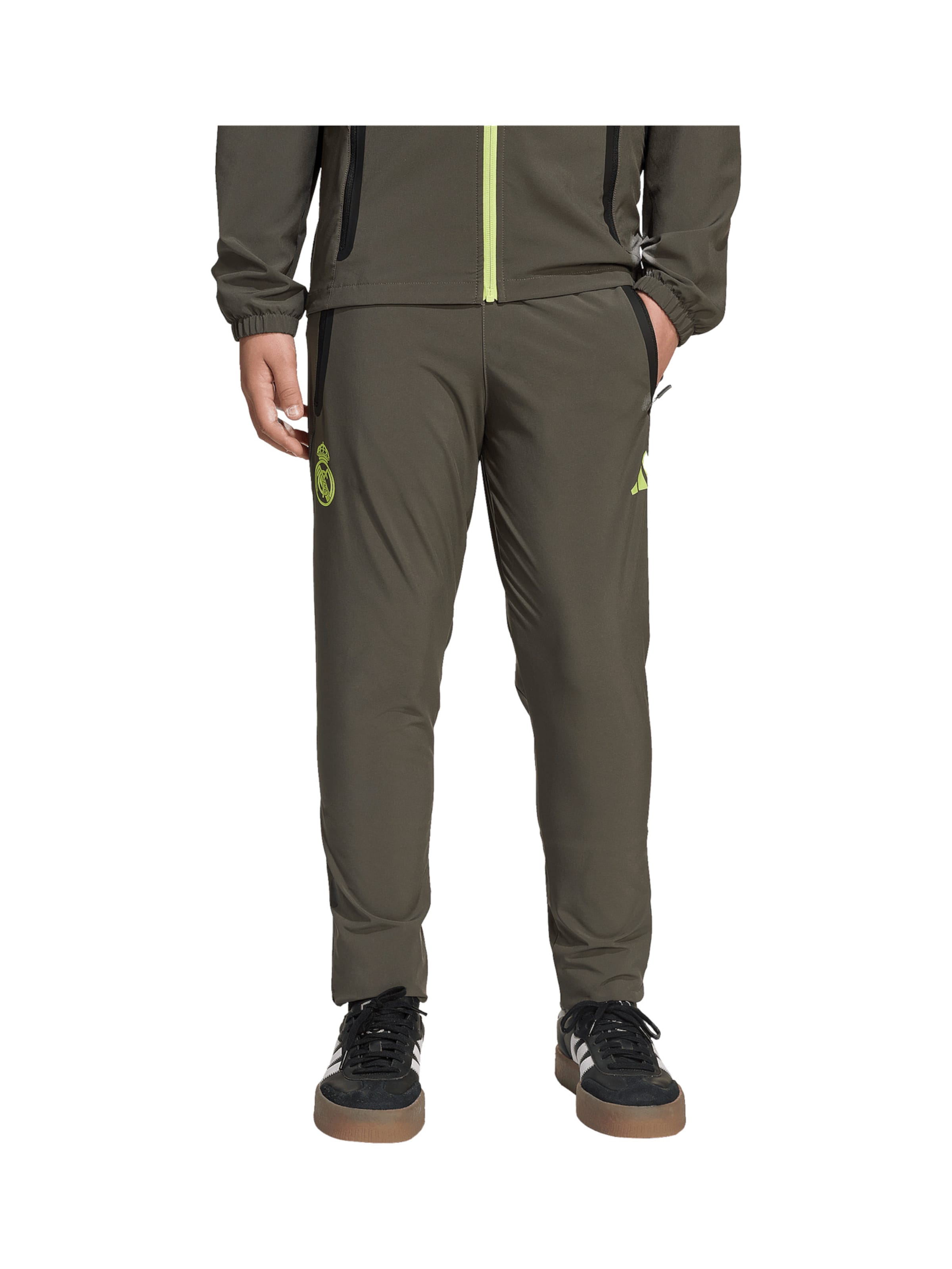 ADIDAS PERFORMANCE Regular Sporthose 'Real Madrid Tiro 25 Competition' in Grün: Vorderseite