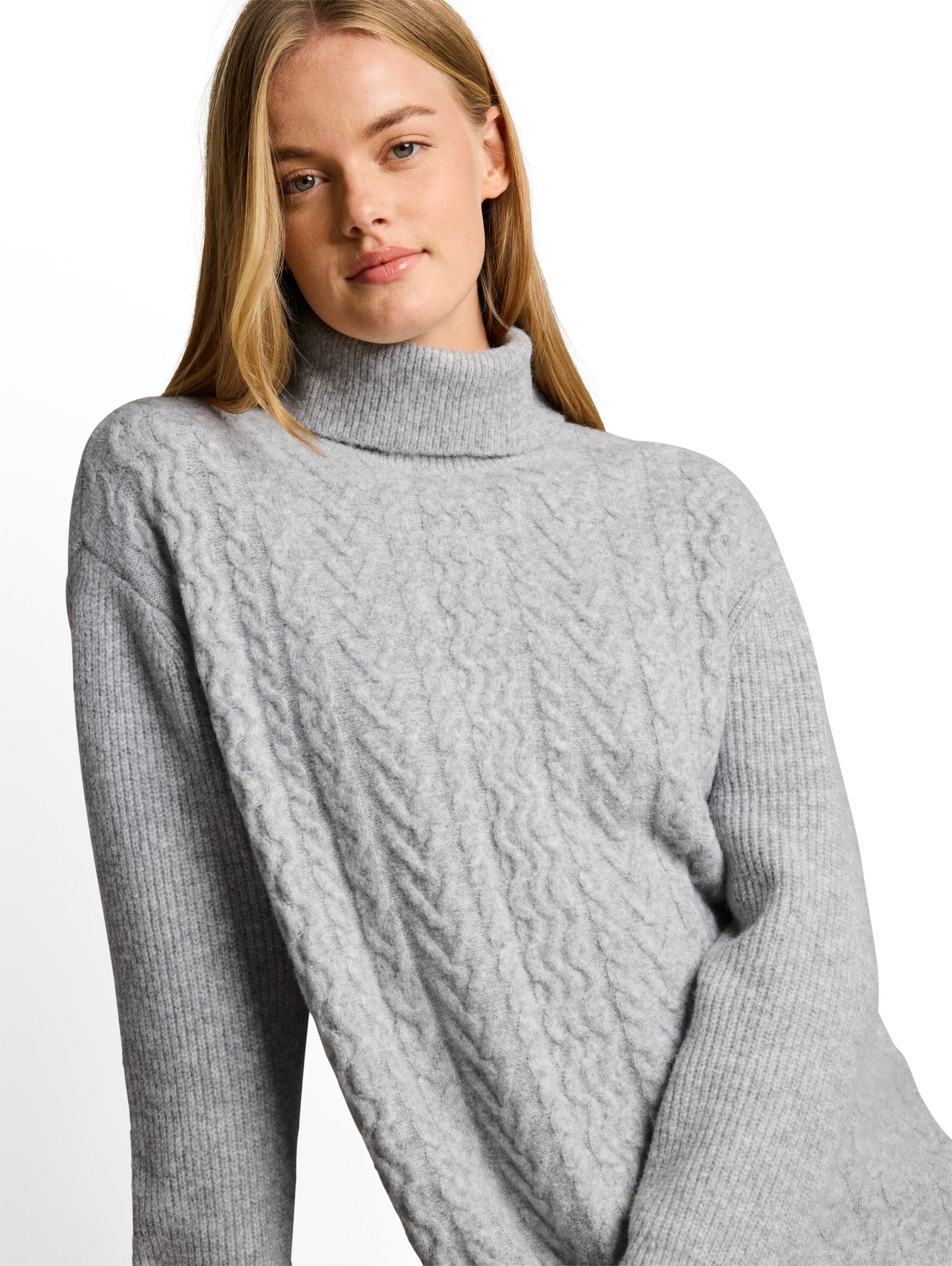 TOM TAILOR DENIM Kleid in Grau