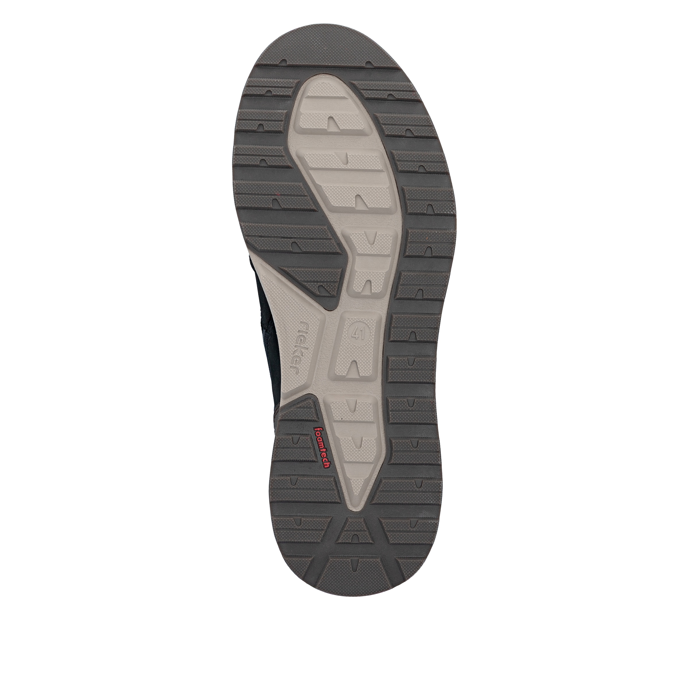 Chaussure à lacets Rieker en noir