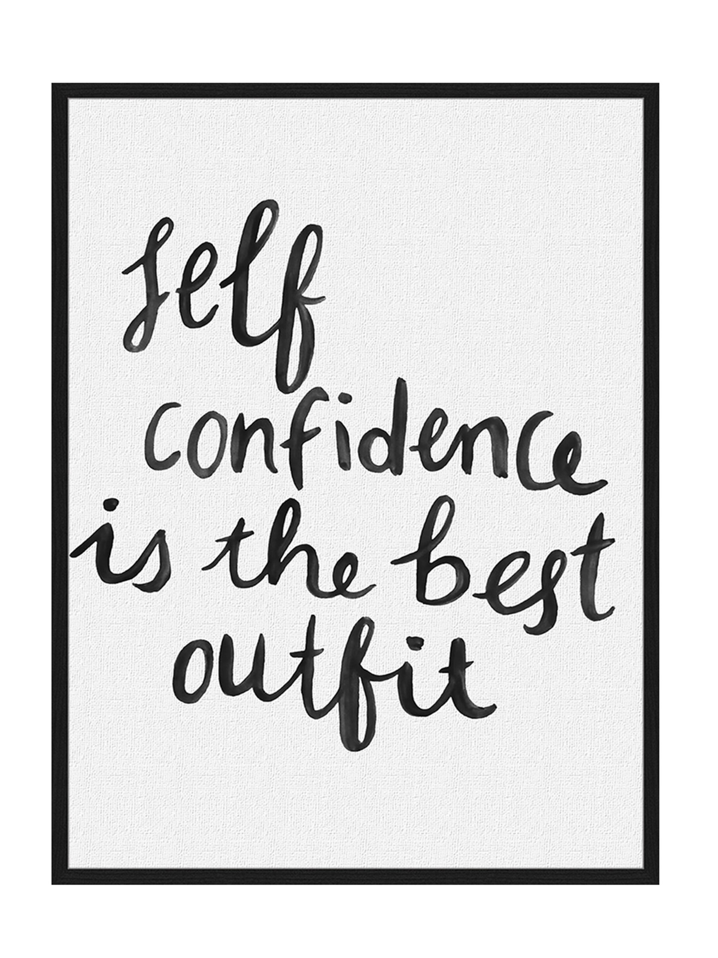 Liv Corday Bild 'Self Confidence' in Schwarz: Vorderseite