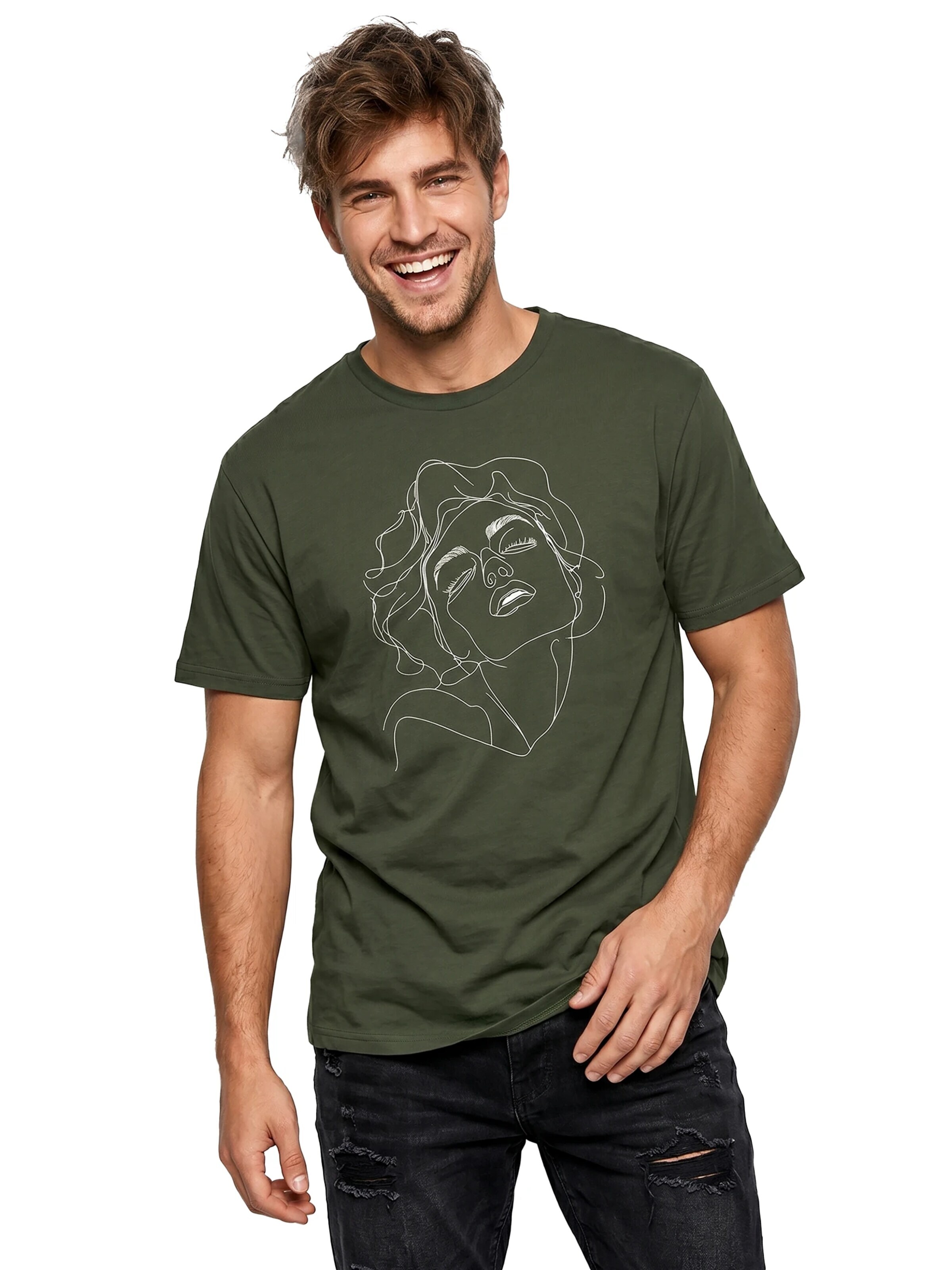MAKAYA Shirt 'Norma' in Green