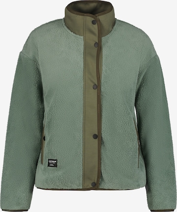 ICEPEAK Athletic Fleece Jacket 'ABBOTT' in Green: front