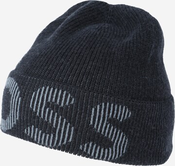 BOSS Beanie 'Lamico' in Blue: front