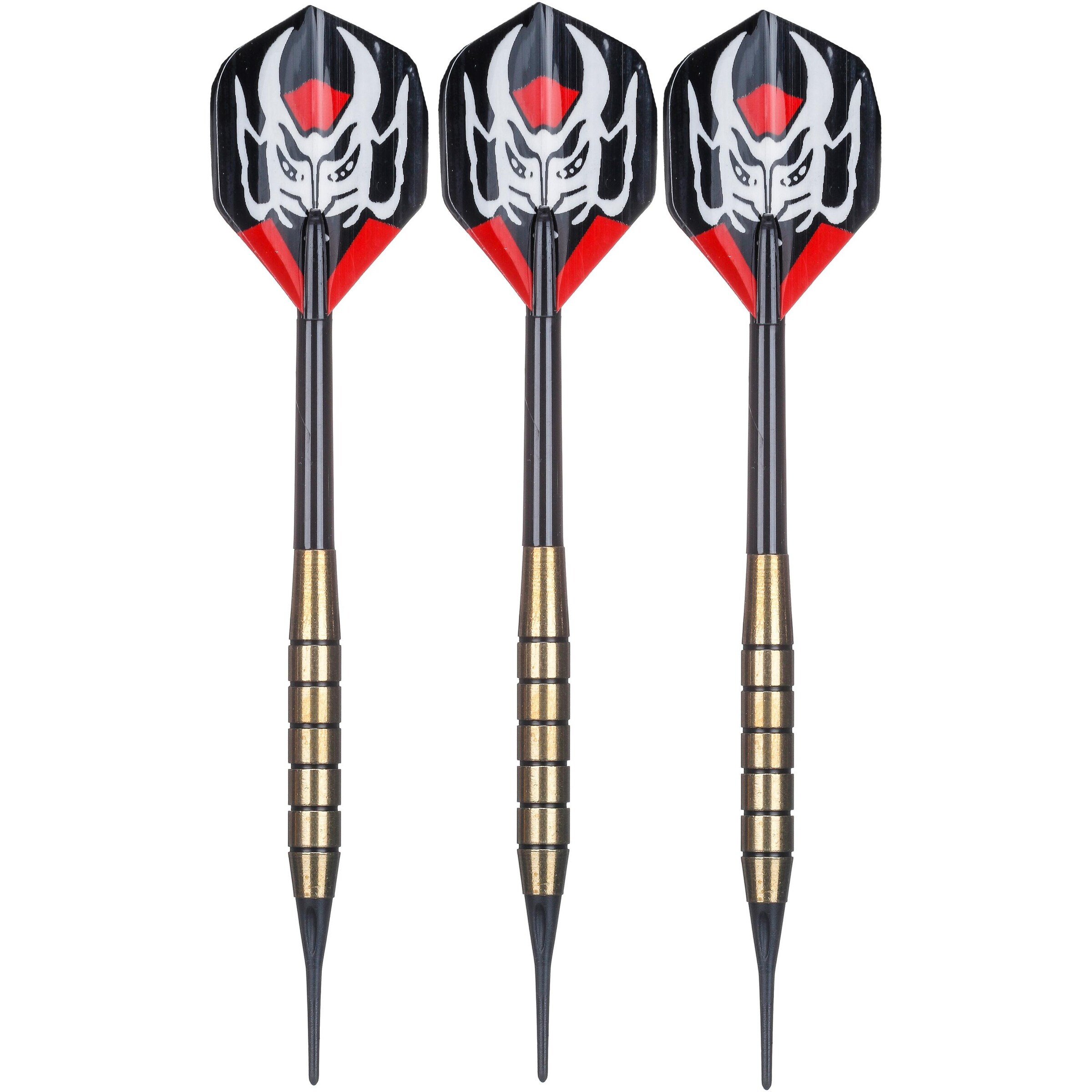 BULL'S Dartpfeil in Schwarz: Vorderseite