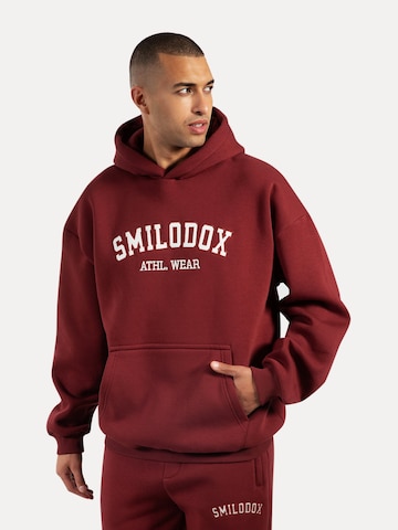 Smilodox Sweatshirt ' Kayson ' in Red