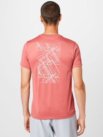 ADIDAS SPORTSWEAR Funkčné tričko '3-Bar Graphic' - Červená