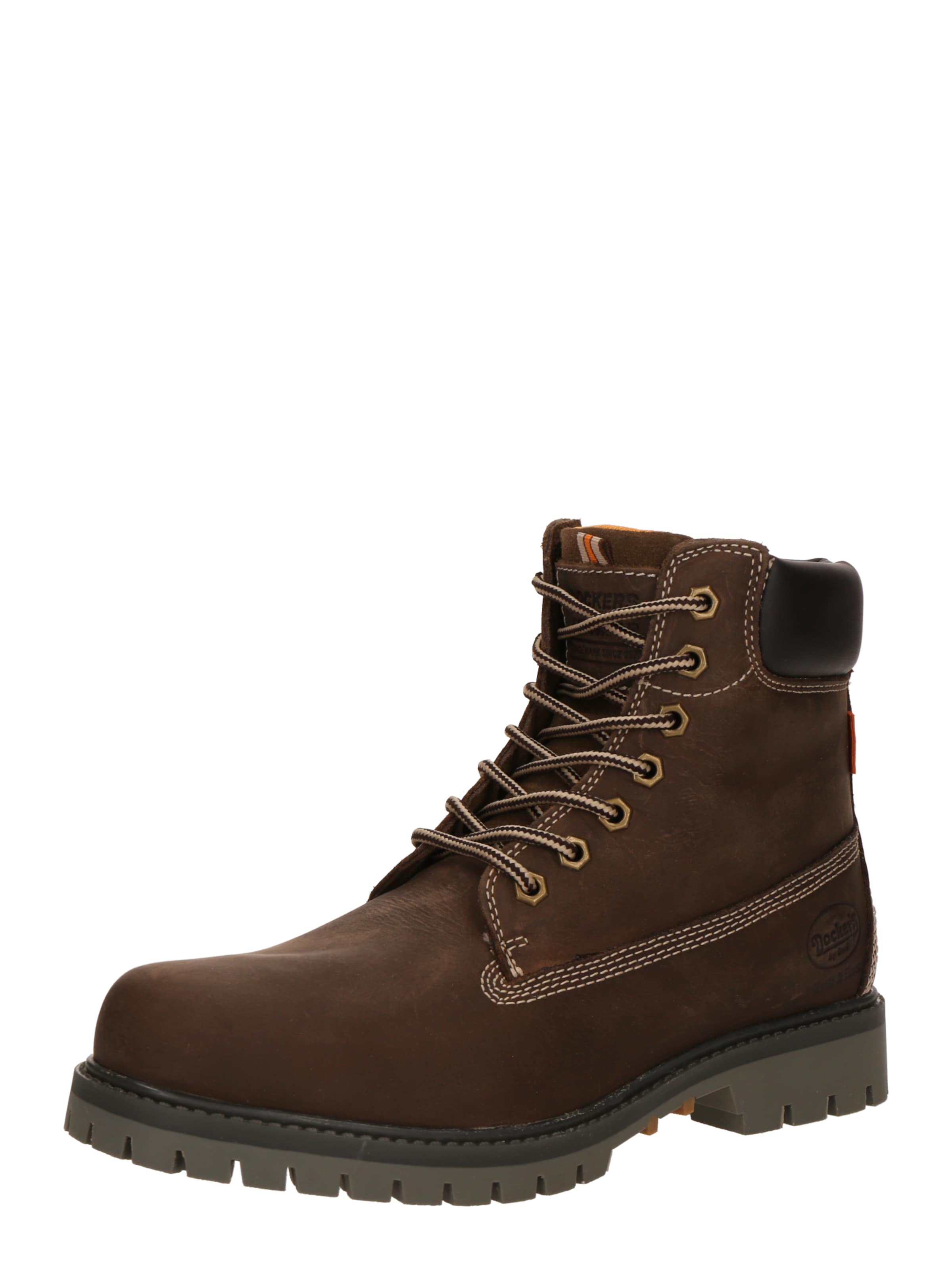 Dockers by Gerli - Botas com atacadores em castanho: frente