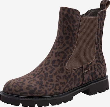 Bottines Tamaris en marron : devant