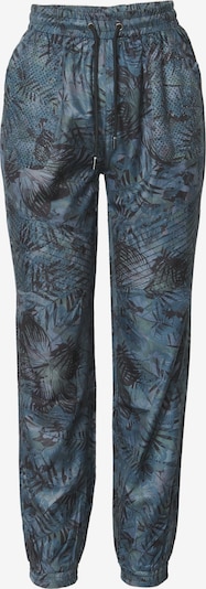 Pantaloni KOROSHI di colore blu colomba / nero, Visualizzazione prodotti