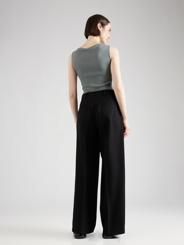 Wide leg Pantaloni con pieghe 'LAYTON' di Noisy may in nero