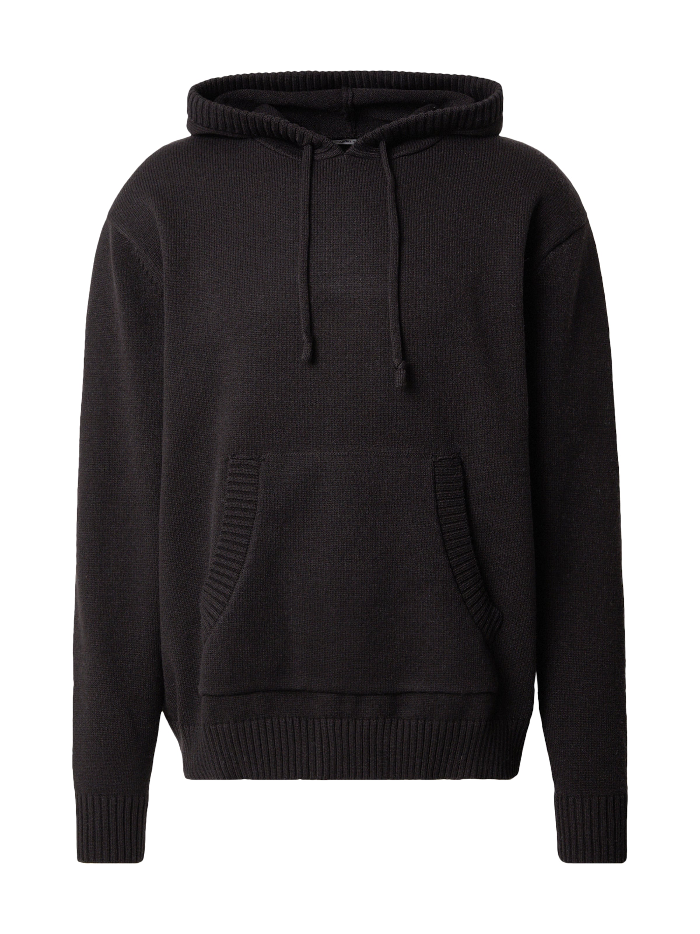 ABOUT YOU Pulóver 'Caspar' - fekete: elől