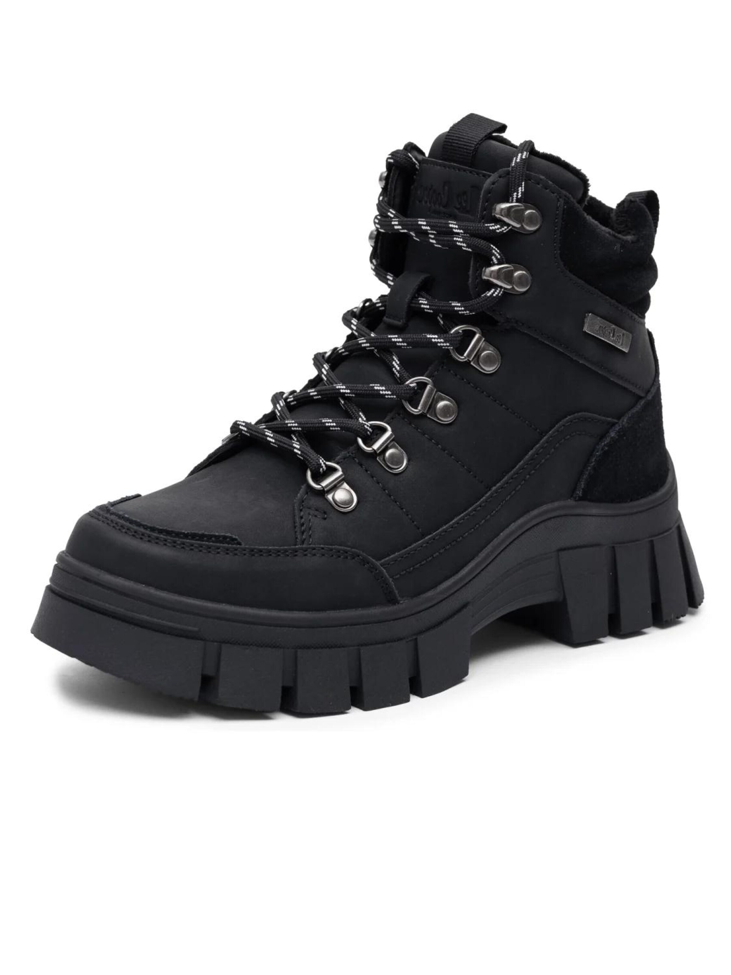 Lee Cooper Schnürstiefelette 'LCJ-26-31-4580LA'‌‌‌ in Schwarz: Vorderseite