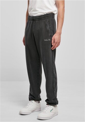 Urban Classics Tapered Broek in Zwart: voorkant