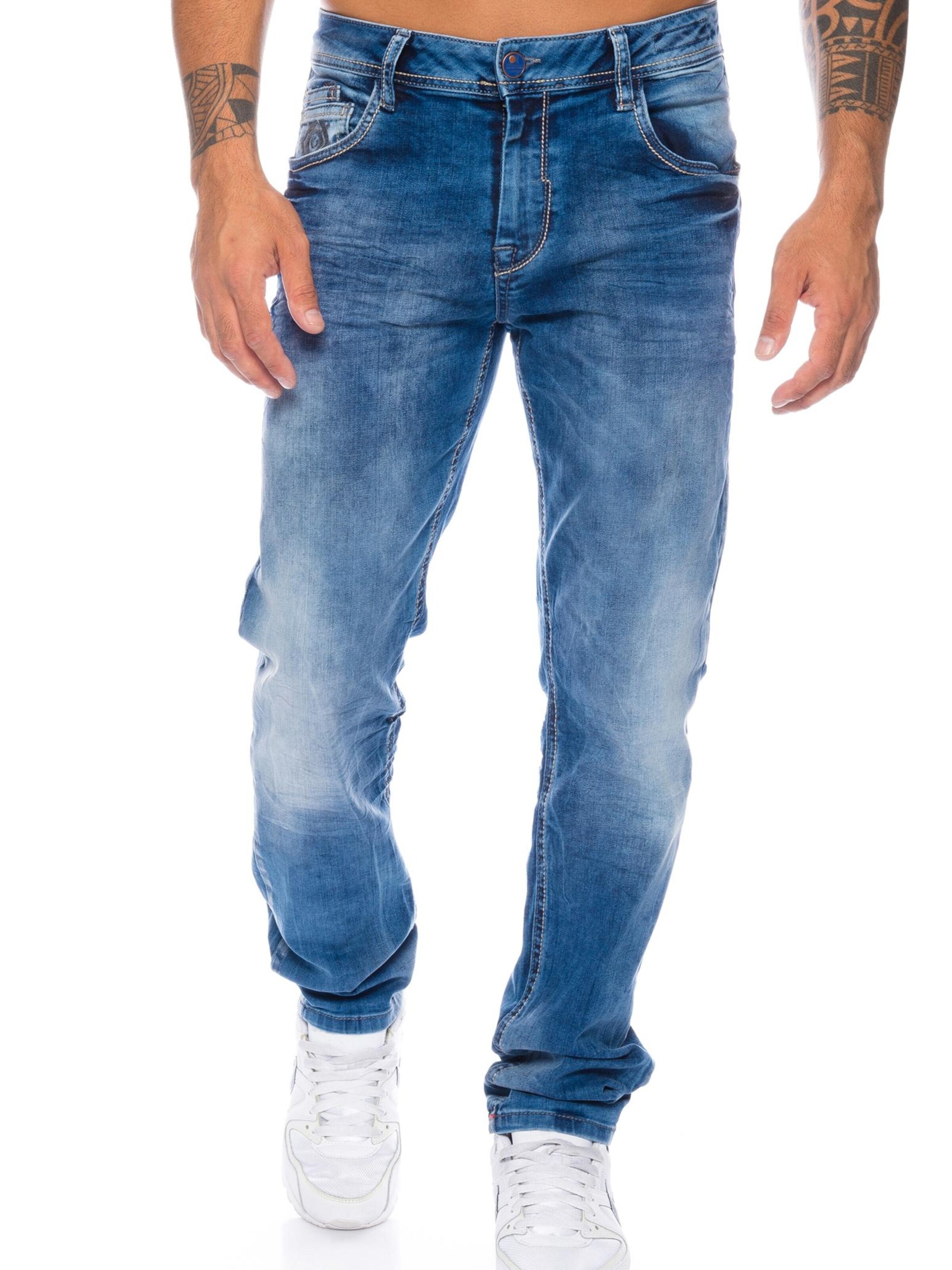 CIPO & BAXX Slim fit Jeans 'BJ319' in Blue: front