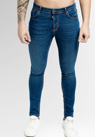 The Jokers Skinny Jeans in Blue: front