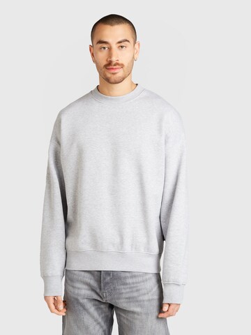 JACK & JONES Sweatshirt 'HARVEY' in Grey: front