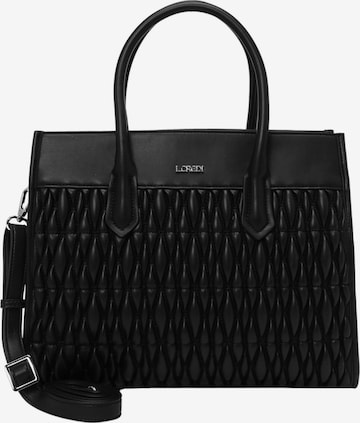 L.CREDI Handbag 'Laica' in Black: front