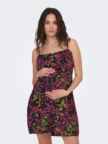 Only Maternity Jurk in Blauw: voorkant