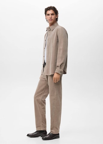 MANGO MAN Jacke 'Pompeia' in Braun