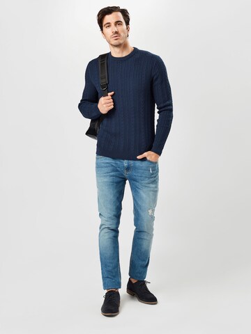 Pullover 'Rige' di Only & Sons in blu