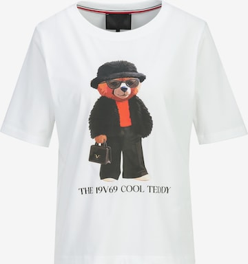 19V69 ITALIA Oversized shirt 'Bellara Cool Teddy' in Wit: voorkant