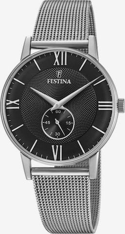 Montre à affichage analogique FESTINA en noir : devant
