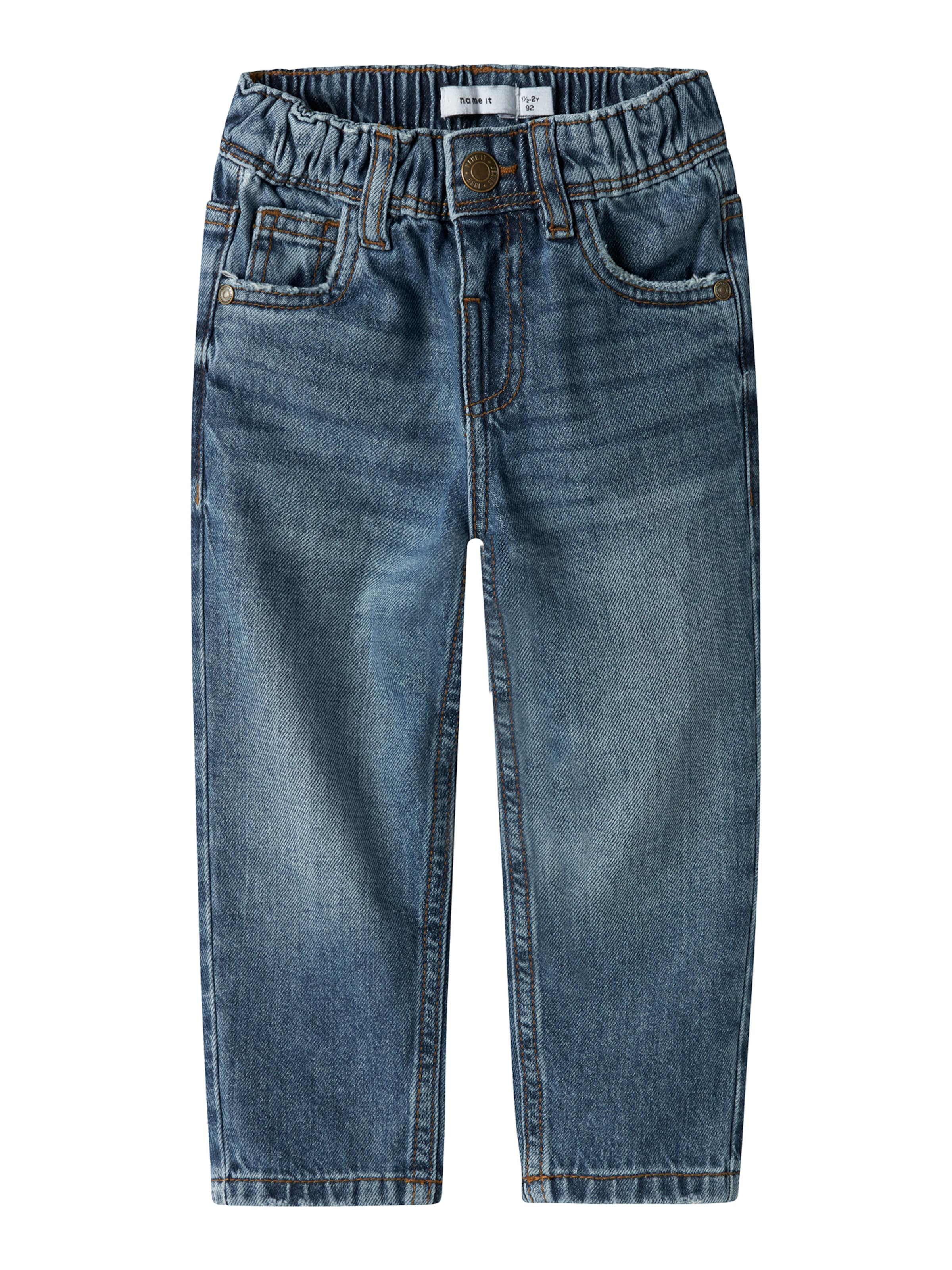 NAME IT Конический (Tapered) Джинсы 'NMMSilas' в Синий: спереди