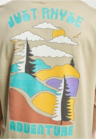 Just Rhyse T-shirt 'Adventure' i beige