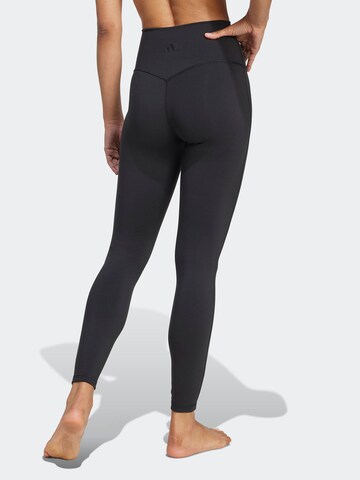 Skinny Pantaloni sportivi 'All Me Sculpt L' di ADIDAS PERFORMANCE in nero