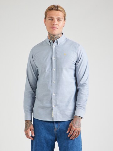 Coupe regular Chemise 'Essential' SCOTCH & SODA en bleu : devant