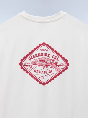 NAPAPIJRI Tričko - Biela