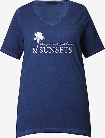 Ulla Popken Shirt in Blue: front