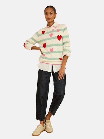 love & roses Свитер в Зеленый: спереди