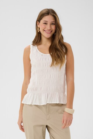 Cream Blouse 'CRHenva' in White: front