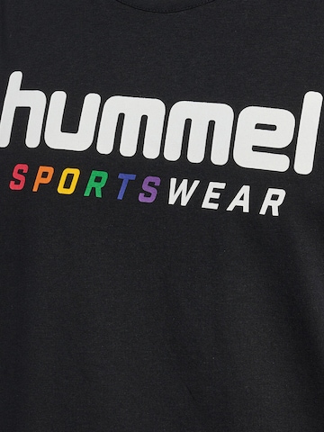 T-Shirt 'RAINBOW' Hummel en noir
