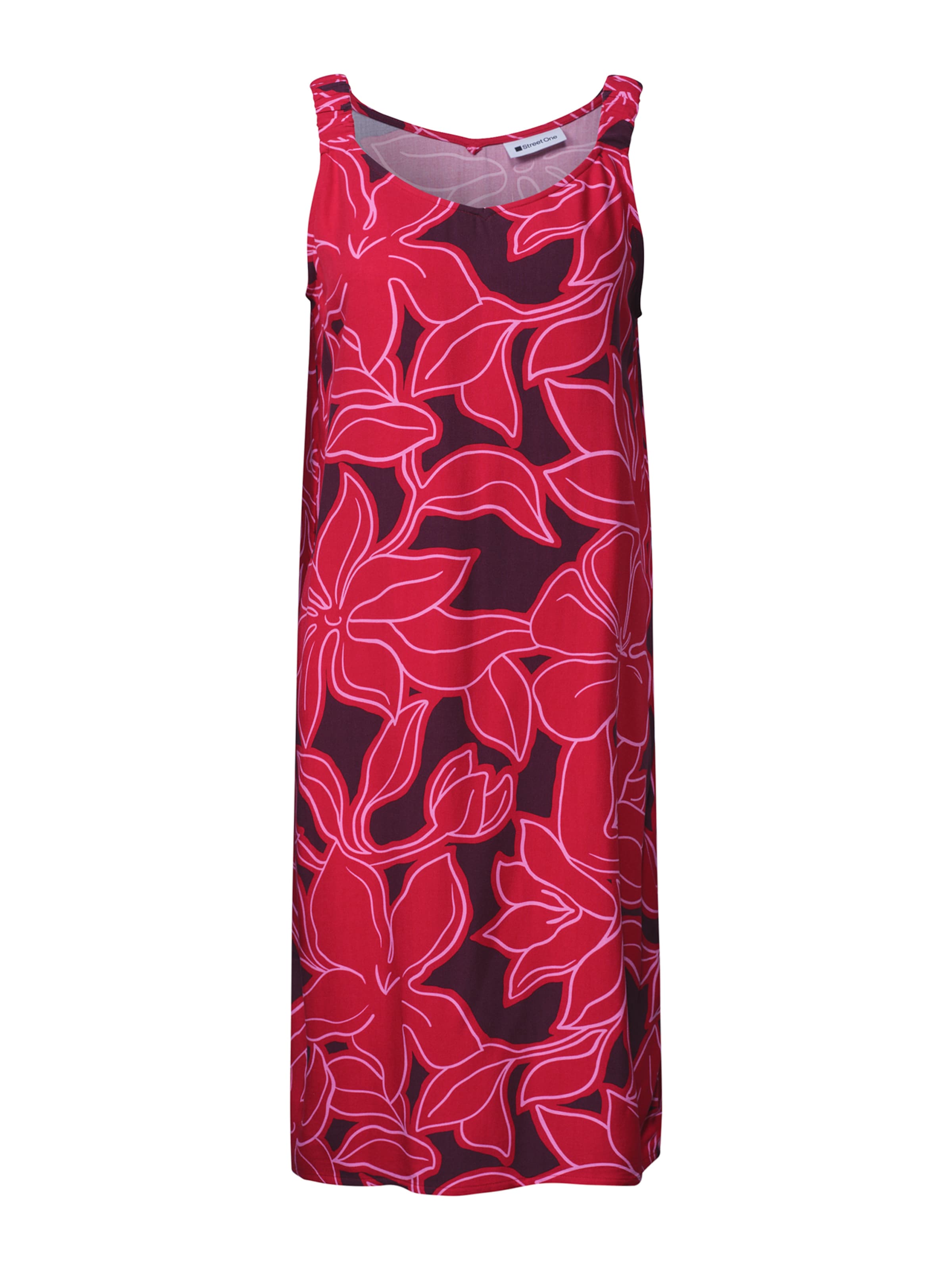 Street One Studio Jurk in Rood: voorkant