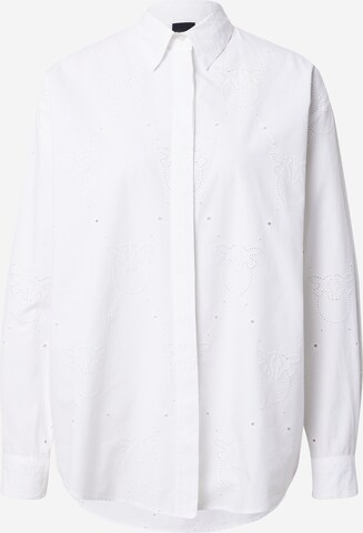 PINKO Blouse 'BEETHOVEN' in Wit: voorkant